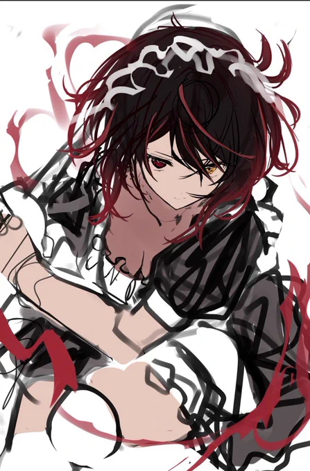 #今月描いた絵を晒そう完成出来んかった来月がんばる 