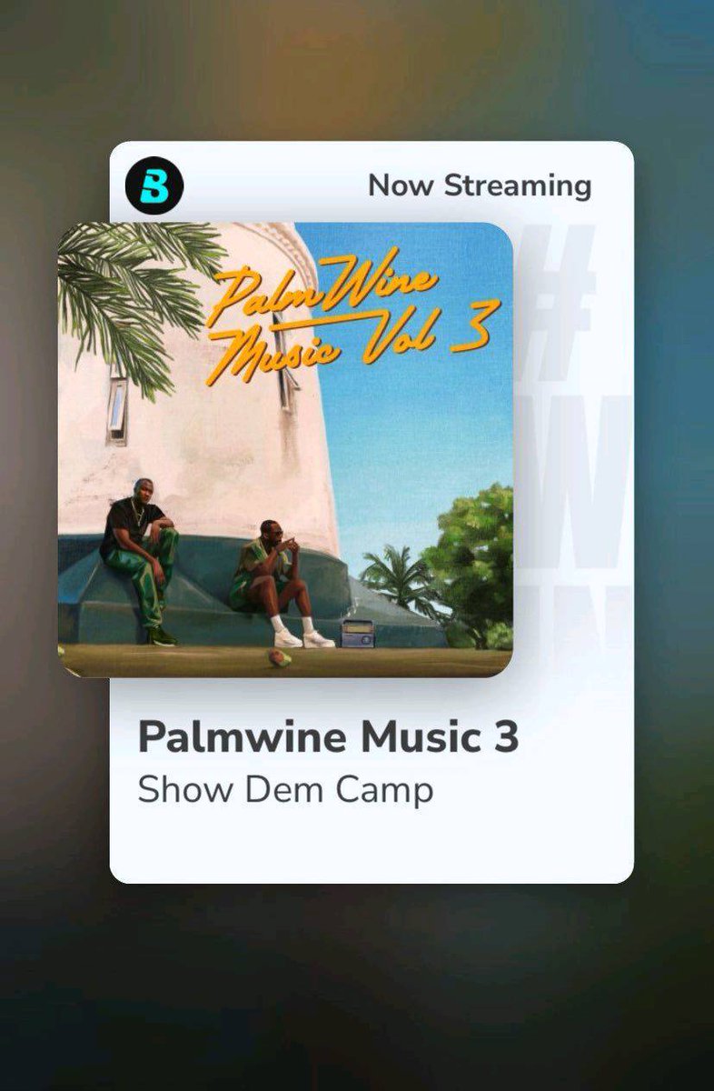 met_groupp's tweet photo. You now rocking with the SDC, it’s the @ShowDemCamp omo yes indeed! 🌴🔫

Fresh #PalmwineMusic3 OUT NOW on Boomplay. 👉🏾 https://t.co/sznXf8Sc4x

#BoomFresh #NewMusicFriday #ShowDemCamp https://t.co/4HLp3d0eky