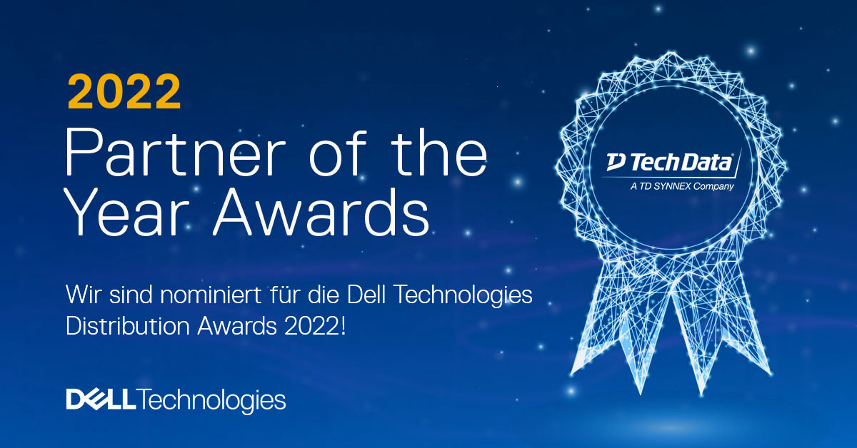 TechDataAT's tweet image. Nominiert in den Kategorien &quot;Distributor of the Year&quot; und &quot;Excellence in Marketing&quot; – das freut uns sehr! 🎉
Besuchen Sie uns am 4.10.2022 auf unserem Stand am @Dell Forum in der Marx Halle, wo wir Sie gerne über unsere Dell Angebote informieren. 
ms.spr.ly/6015d6AcV