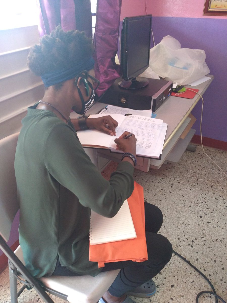 _Tnae's tweet photo. Finally, post Pandemic: partnerships for #ClimateAction #climateadaptation/Oct 1-8 &amp; all positives that come with this type of moment is happening - @350 #Action4Adaptation. Fun discussion at Treadlight Primary Sch.  planning session- Principal, Ms.Chambers, Teacher, Ms. Cottrell https://t.co/FobllnfVUg