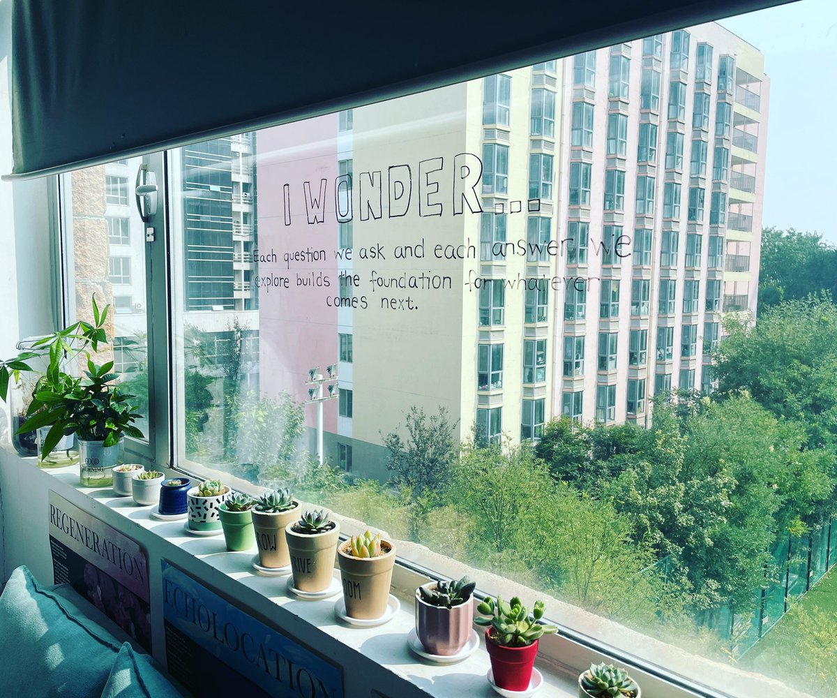 Rethinking learning space. Here is a new space in my classroom for more flexible seating. window #wonderwall <a href="/CISBeijing/">Canadian International School of Beijing</a> #myCISB #learning
