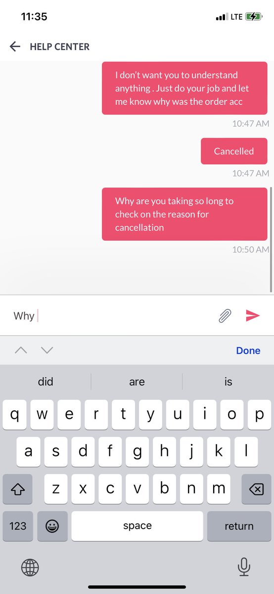 beingcynthia's tweet photo. @MyntraSupport @myntra you guys have really sad CS . I have been checking on why my recent order is cancelled without any intimation. Your staff vanished from the middle of the conversation . What are you guy ? https://t.co/TCxUmmSaXn