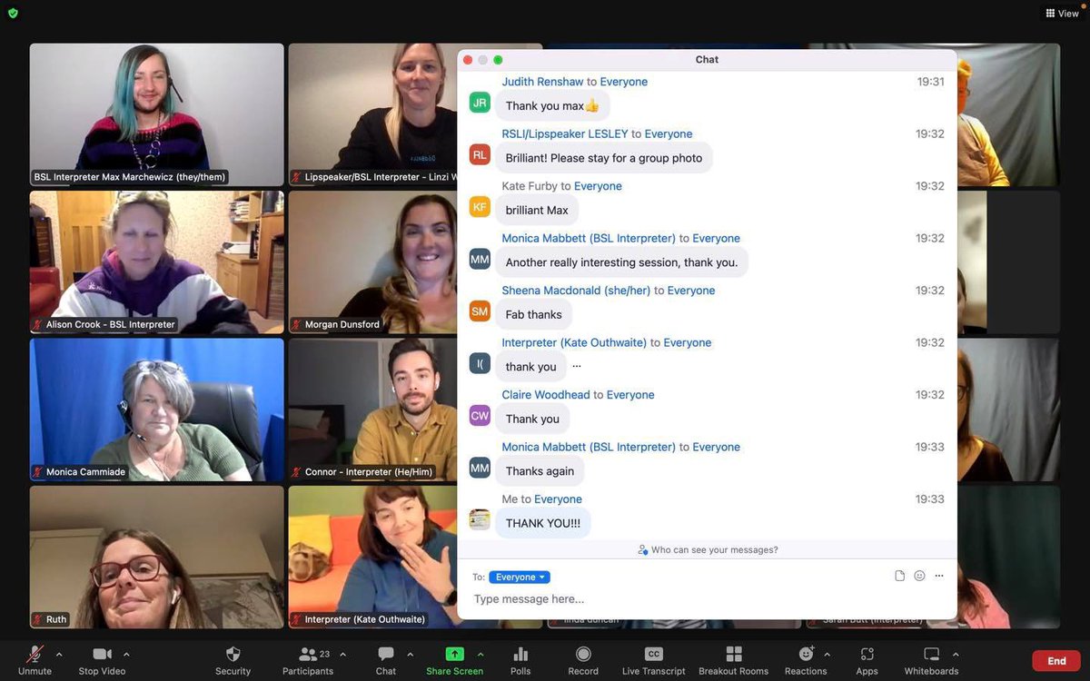 LipspeakerUK's tweet photo. Huge thank you to everyone who attended our #LGBT #LiteBites session this week with the theme of ‘Life Beyond The Binary’ presented by the wonderful #MaxMarchewicz (They/Them). Here’s a few snaps of our wonderful participants #BSLInterpreter  #Lipspeaker https://t.co/nE2LiFieTE