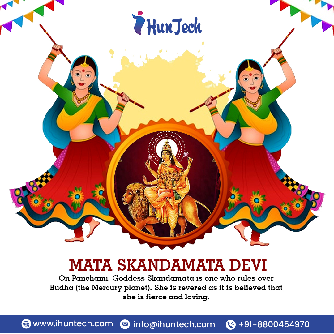 ihuntech's tweet photo. Mata Skandamata Devi.
On Panchami, Goddess Skandamata is one who rules over
Budha (the Mercury planet). She is revered as it is believed
that she is fierce and loving.
🖥️ https://t.co/98208NTHzk
📩 info@ihuntech.com
📲 +91 88004 54970
#navratri #ihuntech #skandamata🙏 https://t.co/um755zJqC9