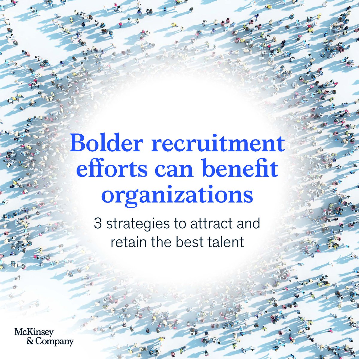 McKinsey's tweet photo. Through bold #recruitment approaches and the willingness to take risks, invest in overcoming skill gaps, and consider new #talent pools, employers can benefit from the diverse experiences that investing in human capital can bring. 
 
Discover how ➡ https://t.co/oMLpXdLsc2 https://t.co/Ytj5CqGPJ9