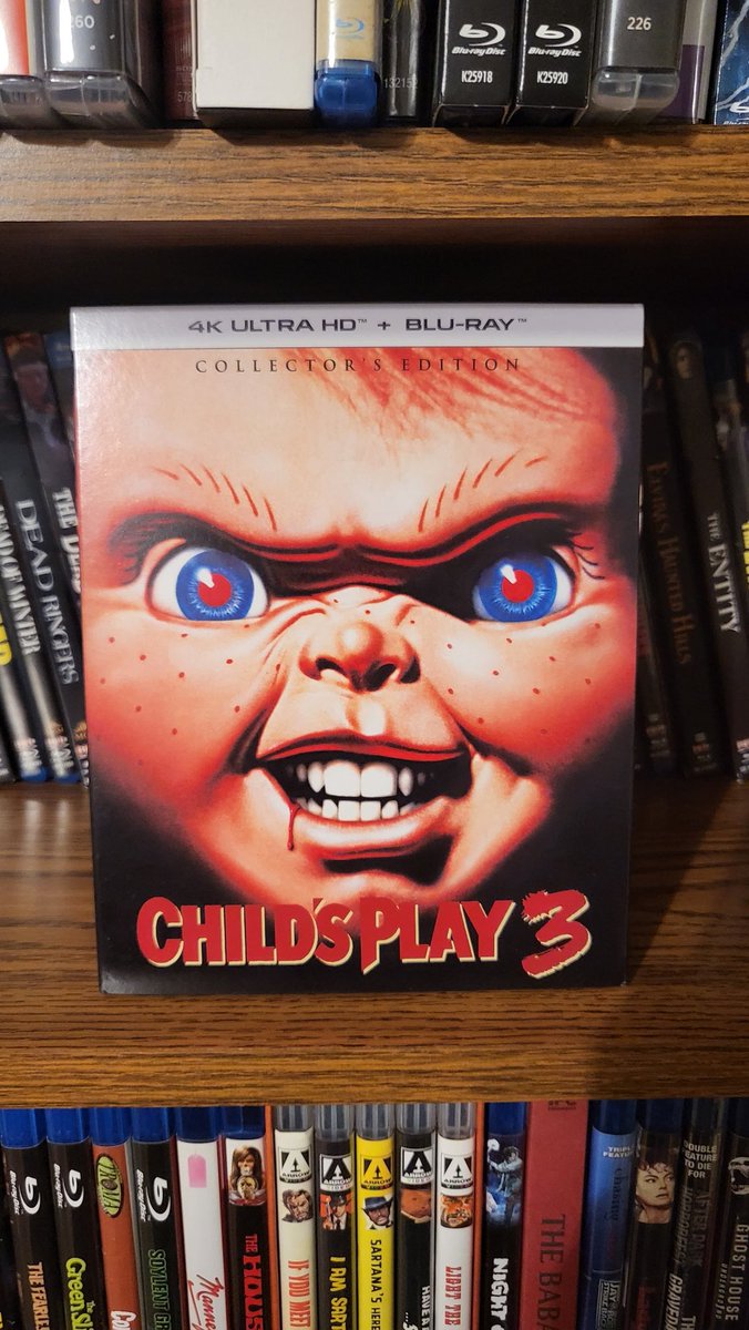 Now Watching, CHILD'S PLAY 3 (1991)
#childsplay3 @Scream_Factory #jackbender #justinwhalin #perreyreeves #jeremysylvers #braddourif #nowwatching #horrorfilm #horrorfan #4khorror #4kfan #4kuhd #hdr #90shorror #90sfilm