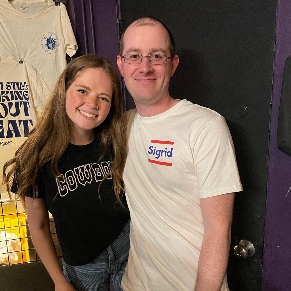 andrewc2's tweet photo. Was super excited to see @heythereitsber again tonight in Philly! Check her music out and go see her on @thisissigrid’s US tour if there’s a show nearby! #howtoletgotour https://t.co/GsLiGkfrqh