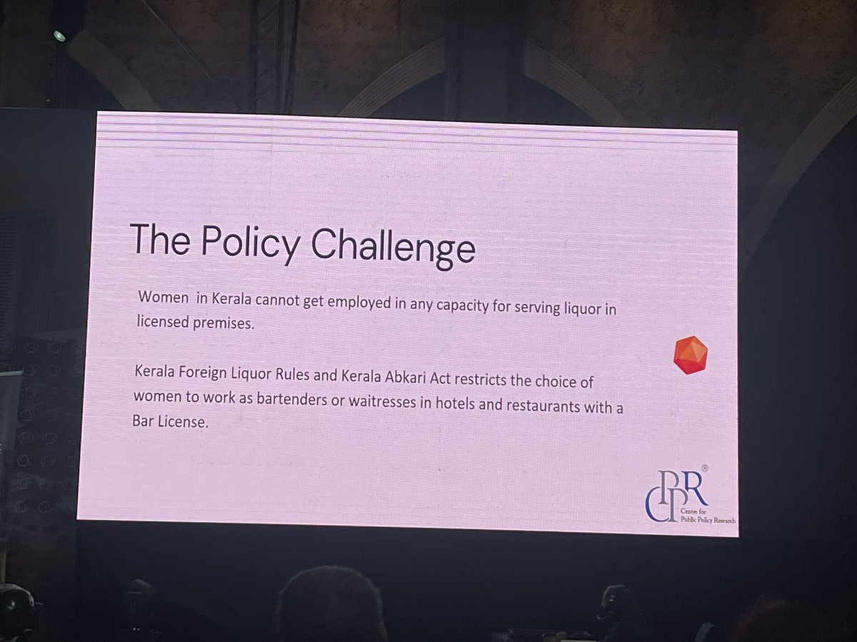 JordNZ's tweet photo. In many states in India women cannot legally work in the hospitality & tourism establishments they are perfectly entitled to drink at. “I should be able to choose my occupation regardless of my gender”. Hear hear!
#ThinkTankSharkTank #AsiaLF22 @AtlasNetwork https://t.co/8bMwjUkNu9