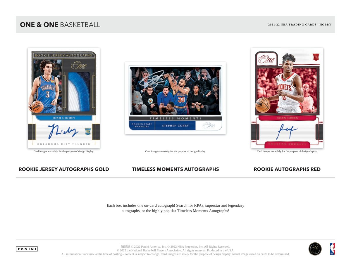 MintHeadquarter's tweet photo. 2022年11月2日発売予定🏀NBA 2021-22 PANINI ONE AND ONE BASKETBALL HOBBY【製品情報】 | Trading Card Journal https://t.co/nCJLOAXXEX 

#PANINI 社から公式 #NBA #トレーディングカード「ワン・アンド・ワン」2021-22版！#PaniniOneAndOne #basketballcards #バスケ #トレカ https://t.co/xdmh5hUC4F