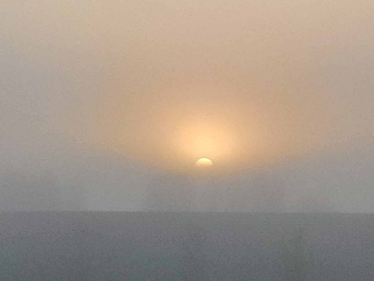 Mist in de Achterhoek vanochtend.