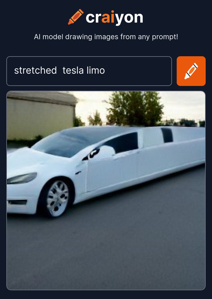 blscarlett's tweet photo. $TSLA #Tesla stretch limo #Elongator @elonmusk https://t.co/P67b3S102d