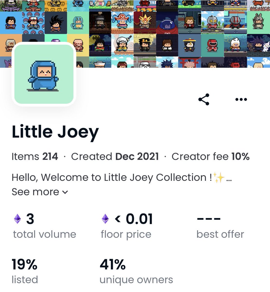 GoodMorning Fams☀️#NFTCommunity 

This morning i am So HAPPY and so grateful to the Joey's FAMS🥹❤️
i never thought I could get this far, Thankyou so much for always supporting Little Joey &amp; for being a part of Little Joey🥺💕

You are amazing, I LOVE U FAMS SO MUCH❤️

#NFTs #NFT