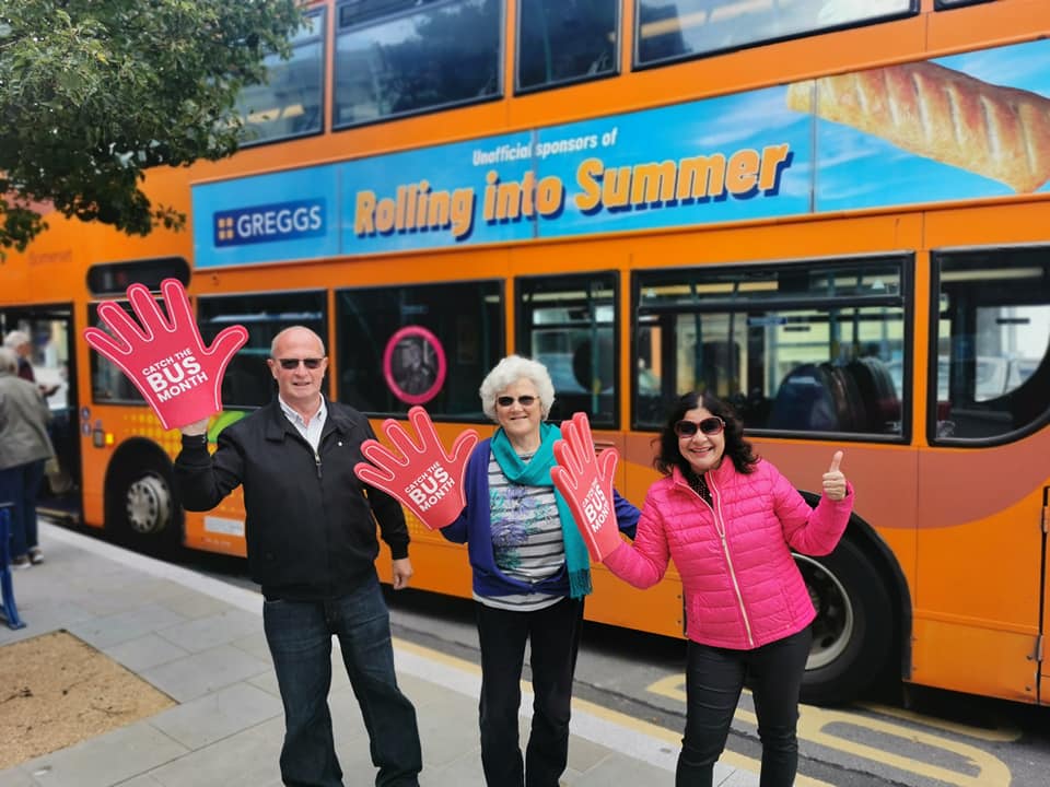 chard bus user group waving the red hands