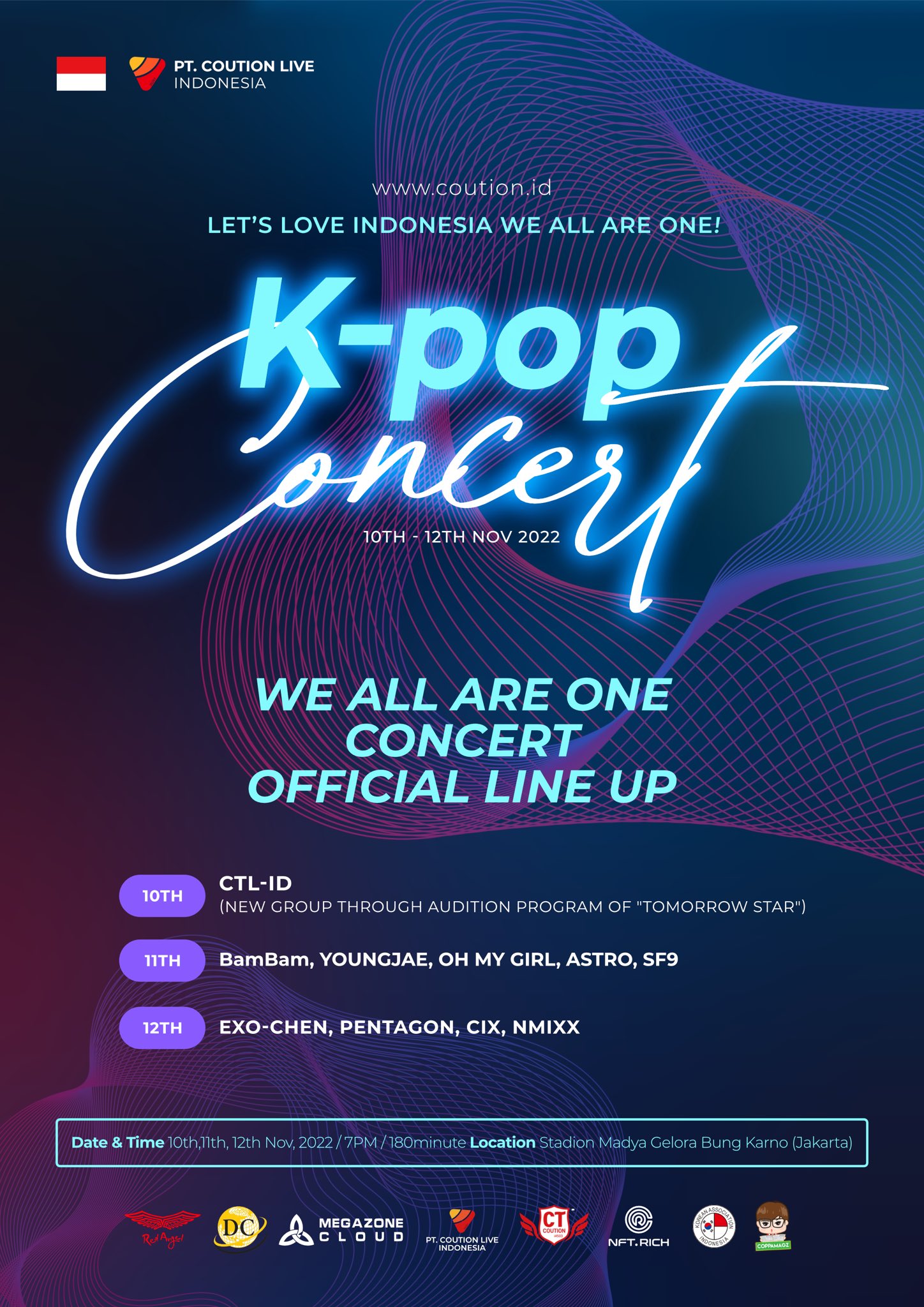 WE ALL ARE ONE on Twitter "[WE ALL ARE ONE KPOP CONCERT] Yang sudah