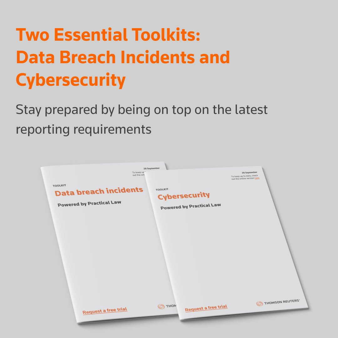 With one of the largest data breaches in Australia currently unfolding, your clients will be thinking about their cybersecurity preparedness and data breach response plans. Get free Practical Law Cybersecurity ow.ly/T0rC50KXL8o &amp; Data breach ow.ly/NWAw50KXL8v toolkits
