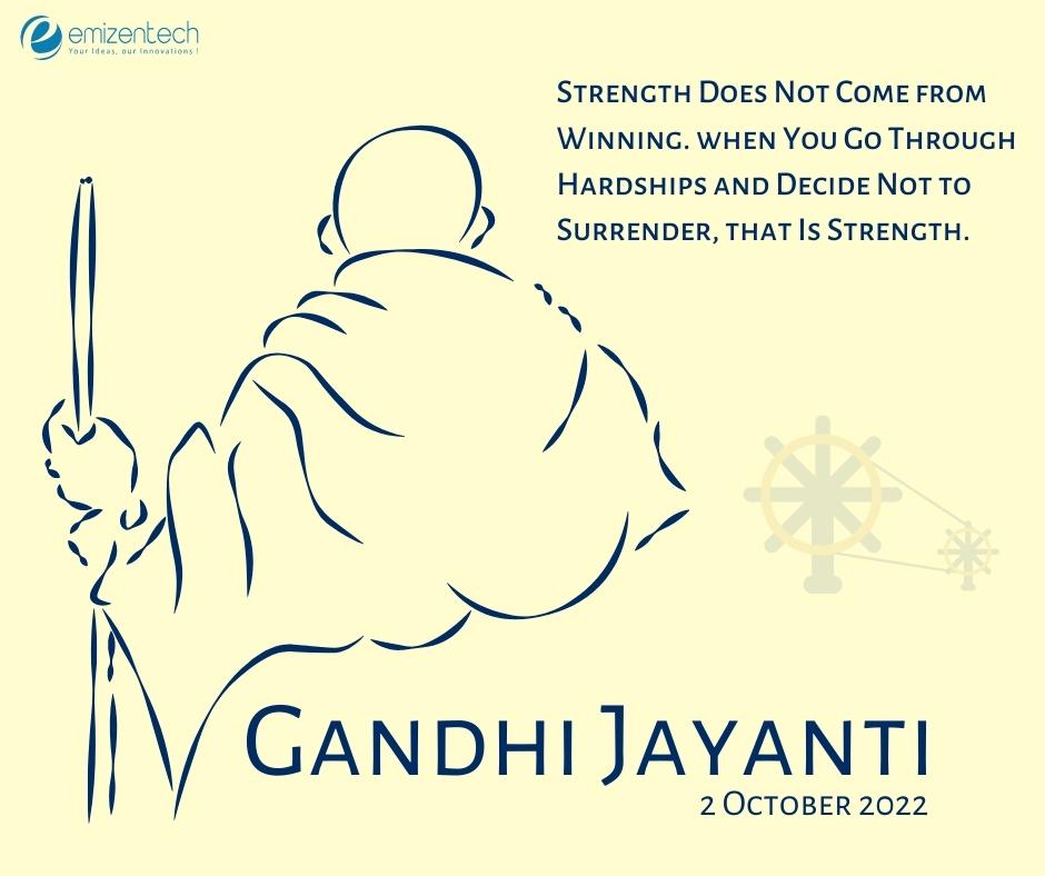 Let’s remember the Mahatma who shook the world in a gentle way. Wishing you a Happy Gandhi Jayanti.

<a href="/EmizenTech/">Emizen Tech</a> 

#gandhijayanti #swachhbharat #gandhidham #2oct #lalbahadurshastri #delhi #gandhian #mahatmagandhijayant #secularindia #oct #fatherofnation #mahatma #freedomfighter
