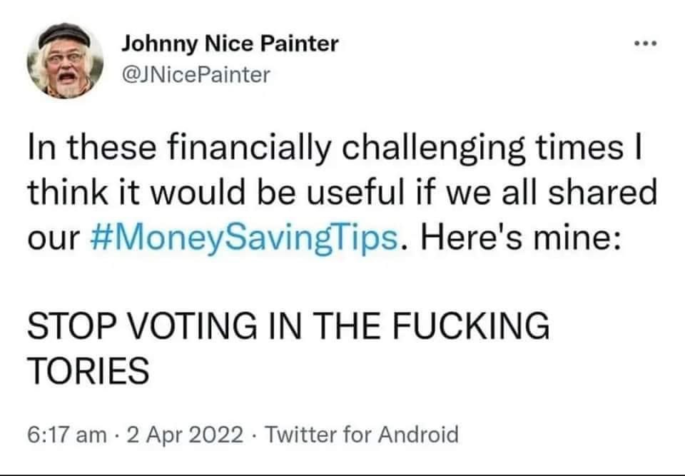 The best advice i’ve seen on Twitter this century….