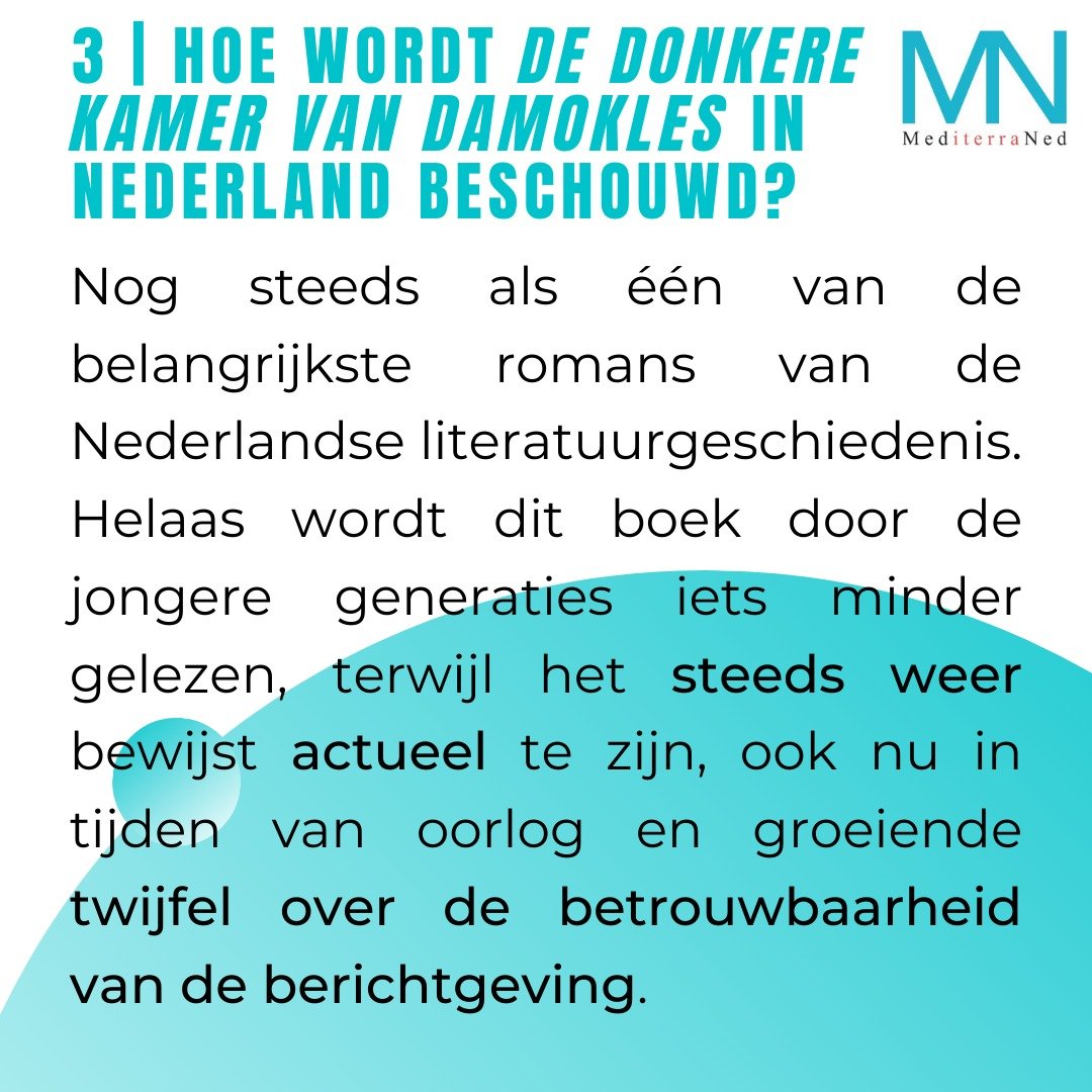 Eindelijk! De Italiaanse vertaling van De donkere kamer van Damokles ligt nu in alle boekwinkels
(<a href="/IperboreaLibri/">Iperborea Casa Editrice</a>, vertaald door Claudia Di Palermo). 
We hebben Claudia gevraagd de auteur W. F. Hermans en zijn boek even voor te stellen. @taalunie