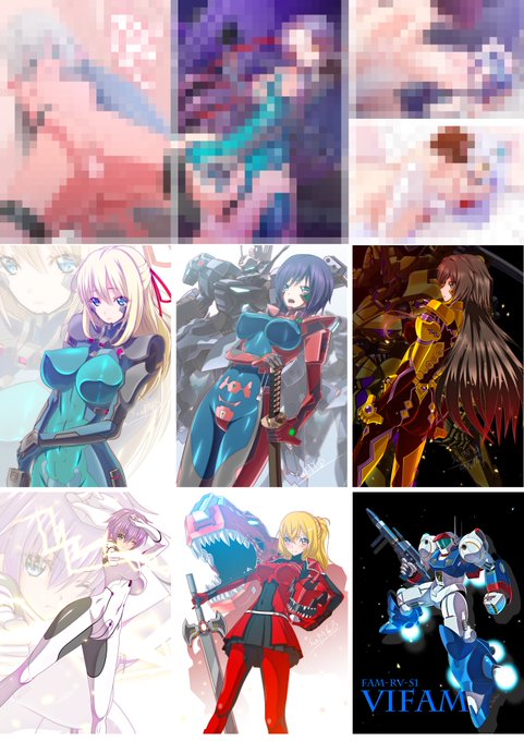 #今月描いた絵を晒そう
公開できる範囲では10枚 