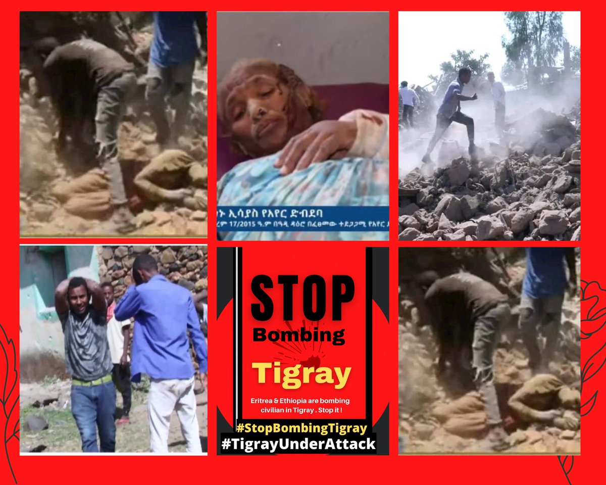 TarshQbc1's tweet photo. 🔊#UNSC ; 
Eritrea /Ethiopia bombing civilian in #Tigray. #StopBombingTigray, civilians targeted in their homes &amp; church during #Meskel day, conducted air strikes in Shire and Adi Dairo. Video from Adi Dairo. @MikeHammerUSA @EU_Commission @POTUS @StateDept #AdiDaeroMassacre https://t.co/gVsdfvmTT5