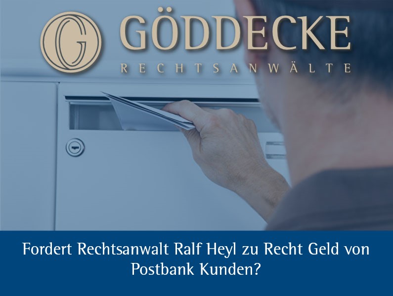 rechtinfo's tweet photo. Rechtsanwalt Heyl verklagt ehemalige Postbank Kunden.
Lesen Sie hierzu das neueste Update:
https://t.co/Bw5kYtWF0v
#Postbank #Heyl #rechtinfo https://t.co/64gDReVXlq