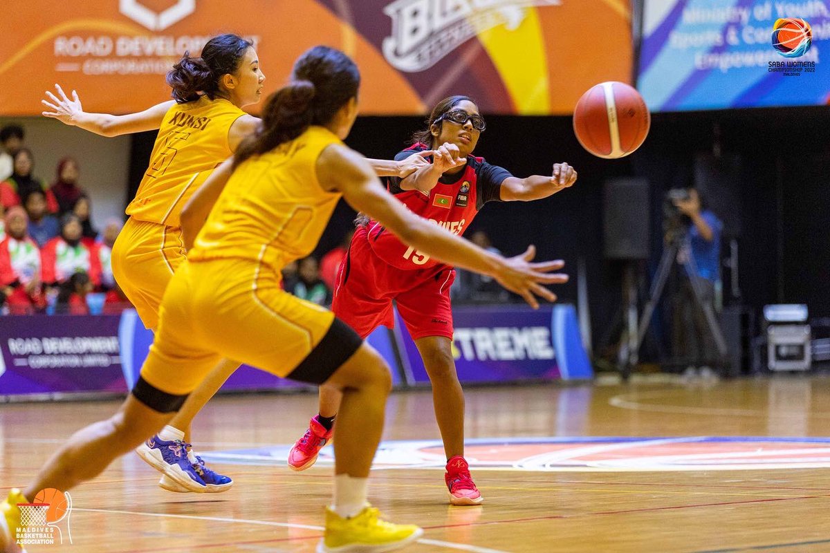 mba_maldives's tweet photo. Maldives took care of business and wrapped up the last game of the SABA Womens Championship 2022, with a comfortable win over Bhutan , 86 -34 . 

Congratulations #TeamMaldives 🇲🇻

📷 @issethori https://t.co/BlqdLbFfUk