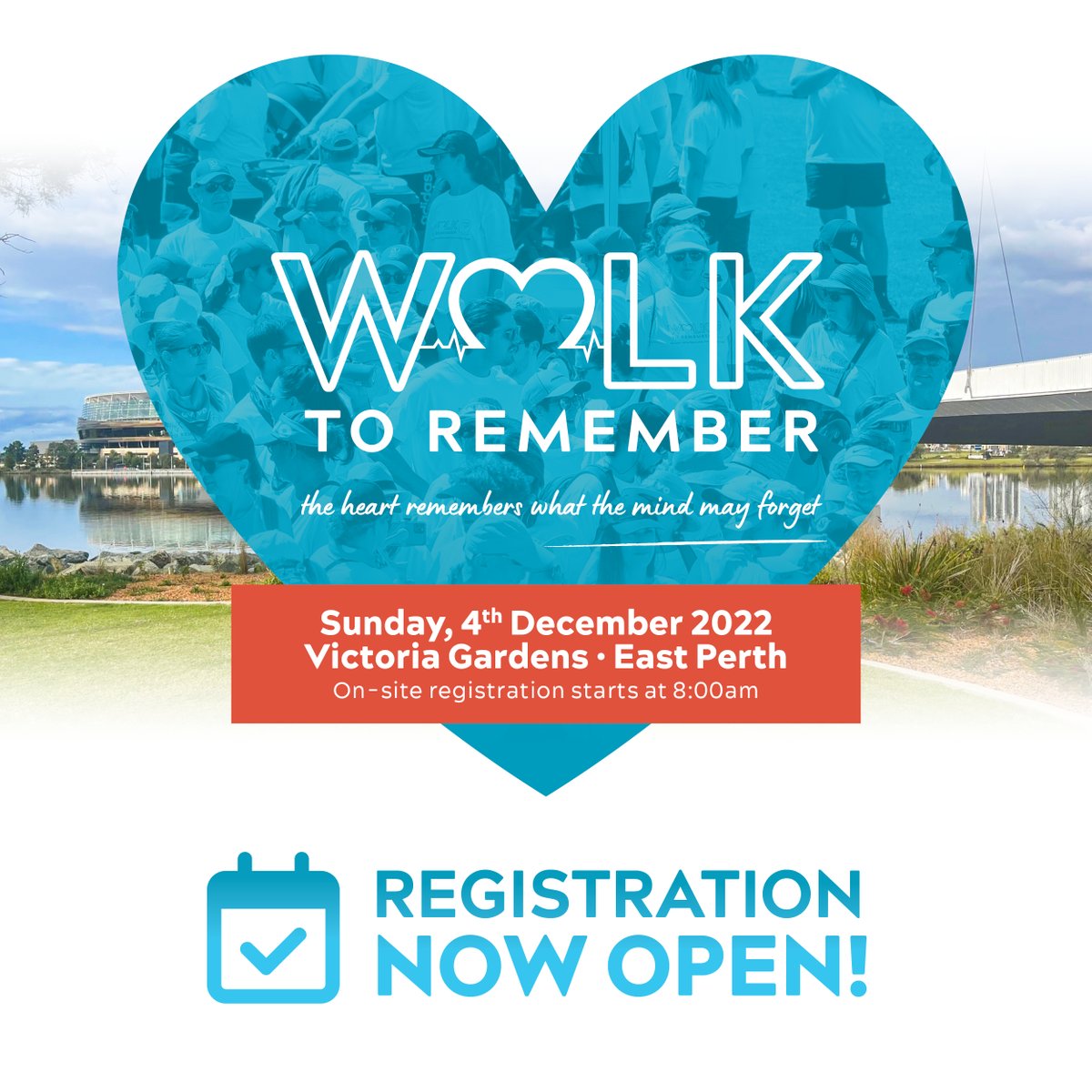 Registration for our 2022 Walk to Remember is NOW OPEN! bit.ly/3y3mjfg Registration for both individuals and teams is done via our mycause.com.au page. We hope to see you there!