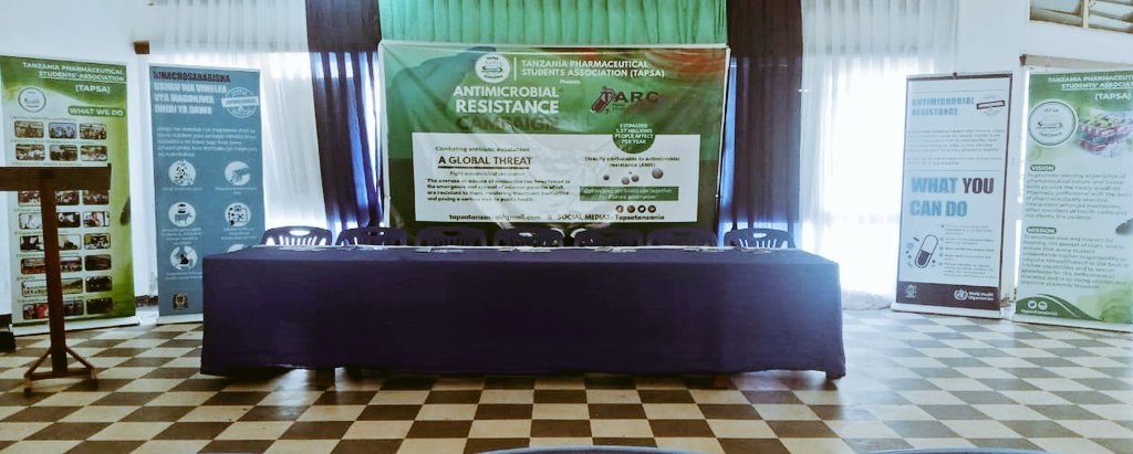 Adam_pharmacist's tweet photo. The place is yet for the launching event 🔥🔥
TAPSA ANTIMICROBIALS RESISTANCE CAMPAIGN #LAUNCHING_EVENT
DODOMA-DECOHAS UWEZO HALL
Registrar @Pharm_Council our matron our beloved mama Pharm.Elizabeth Shekalage as guest of Honour.
#TAPSA_RISE TAPSA SHINE https://t.co/XN5rHIeThF