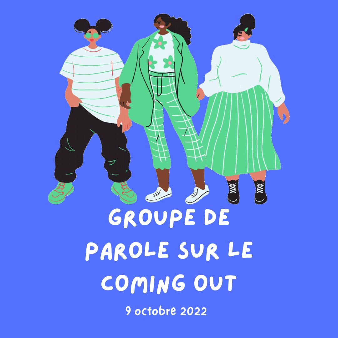 À l’occasion du « Coming Out Day » qui arrive à grands pas, on vous propose un groupe de parole sur le thème du coming out le dimanche 9 octobre prochain 🌻 

✏️ Lien d’inscription en bio

✨ On a hâte de vous y voir ✨