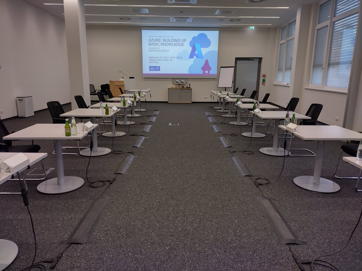 PK_Koch's tweet image. In yesterday&apos;s #Azure Workshop of the @msdevgraz we discussed #cloud fundamentals and had a hands-on session for provisioning Virtual Machines and #Serverless Services. Thx to all attendees making the workshop valuable :)
With @berhir and @ironcev_