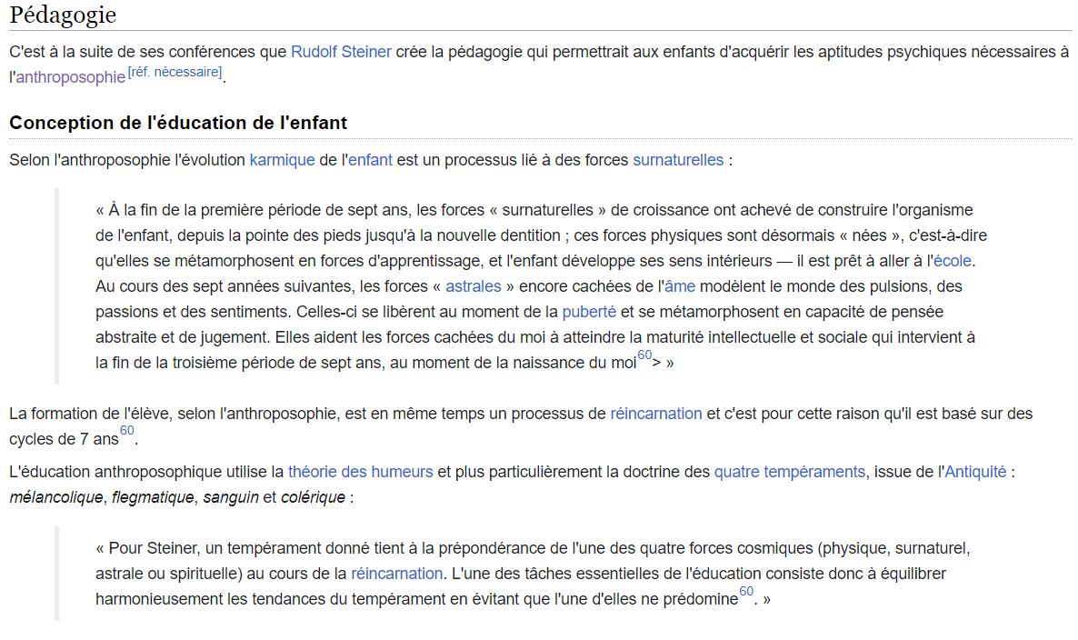 L'école Steiner de Charleroi ferme ses portes

On ne peut que se réjouir de cette mesure. Ce genre d'école n'a pas sa place dans notre société. Elle encourage les pseudo-sciences et occulte les réalités scientifiques 
<a href="/CarolineDesir/">CarolineDesir</a> 

rtl.be/info/regions/h…