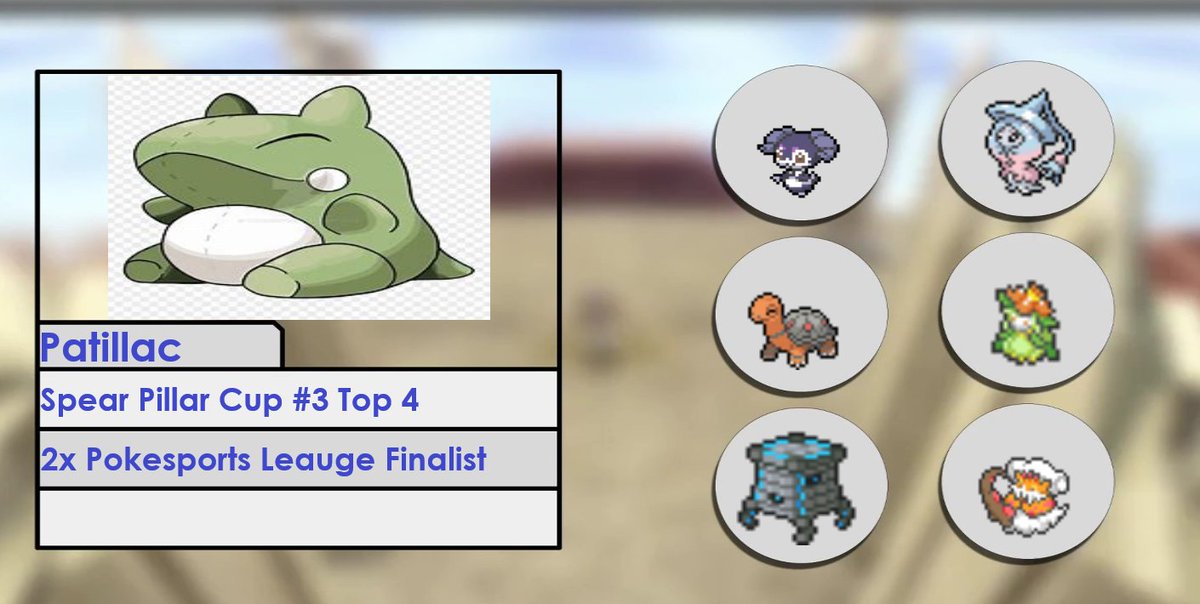 After a little break, we're back with Player Reveals!!! First off, we have a Semi-Finalist from our 3rd cup, <a href="/Patillac_/">Patillac</a>!!! They'll be featured on our grand finals stream on October 1st and 2nd at 1pm CST so don't miss out on them!!!