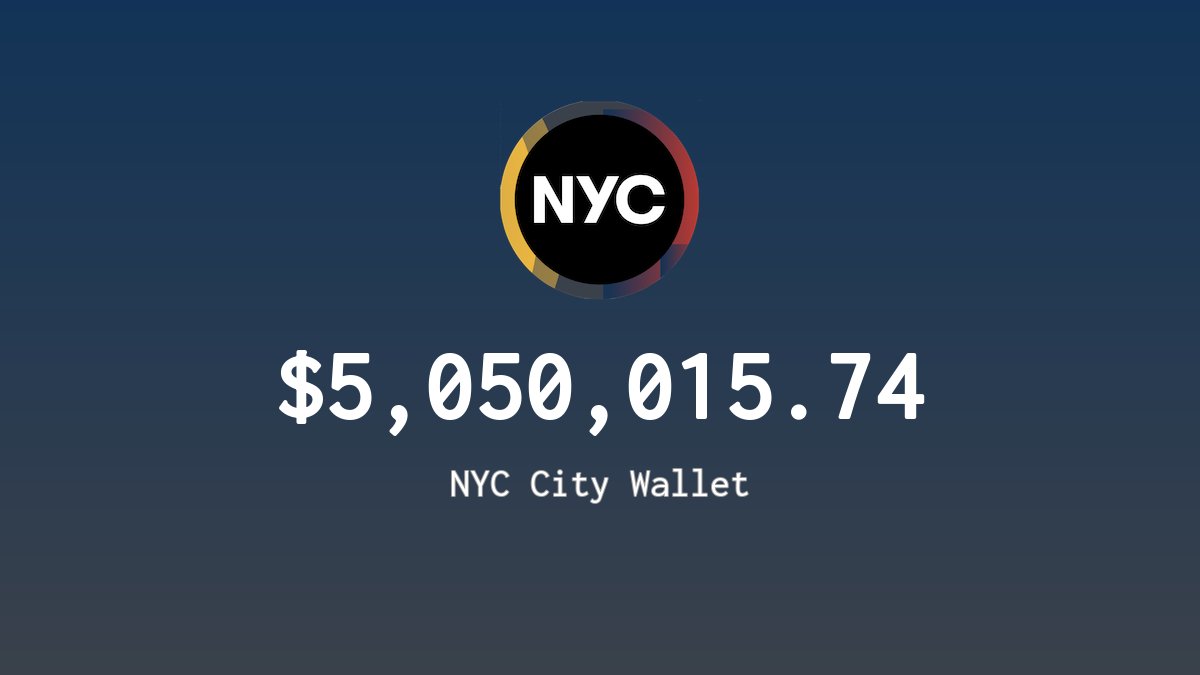 NYC City Wallet tweet media