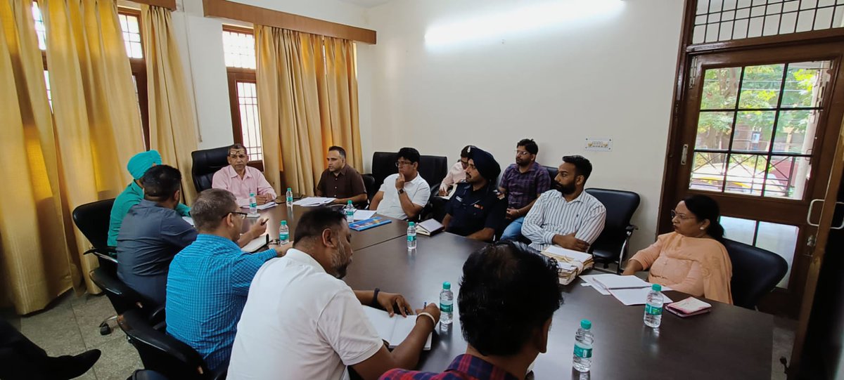 PunjabLSA's tweet photo. STDCC (State Telecom Disaster coordination committee) meeting was held in Punjab LSA on 27.09.2022 under the chairmanship of  Sh.Khushwant Rai,DDG (Technology). 
Stakeholders from NDRF Punjab Government, UT Administration Chandigarh , BSNL &amp; TSPs attended the meeting. 
@DoT_India https://t.co/0AxxUMTJjd