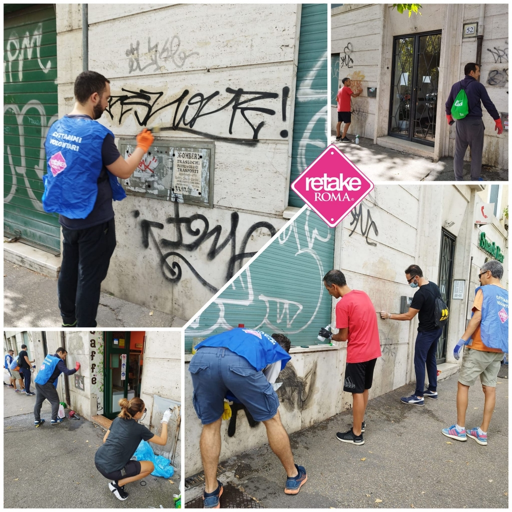 Retake_Roma's tweet photo. Vivere in una città migliore non è impossibile, certo occorre volerlo ed impegnarsi. Ma i risultati… #RetakeInAction https://t.co/AC9YyB5o0f