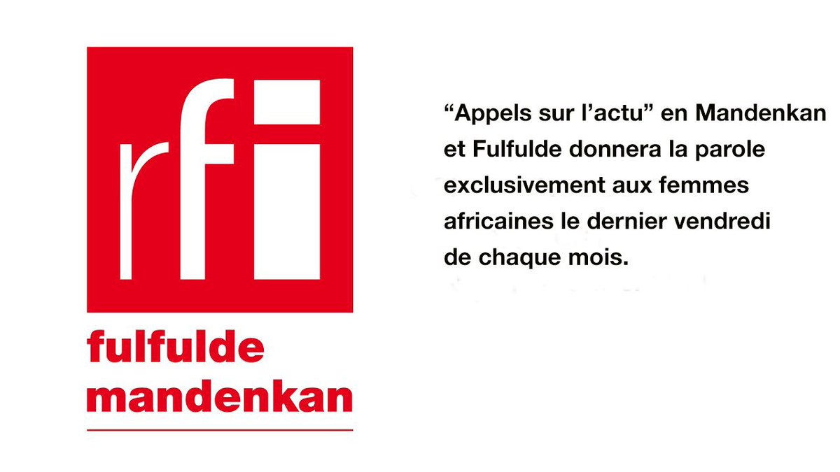 AppelsActu's tweet photo. 👉 Désormais « Appels sur l’actu » en #Mandenkan et en #Fulfulde donnera la parole exclusivement aux femmes africaines le dernier vendredi de chaque mois. 

Laissez vos témoignages, 
pour l’antenne en Fulfulde  + 221 76 644 12 80 
et pour l’antenne en Mandenkan + 221 76 644 12 79 https://t.co/CUKQCVd7tz