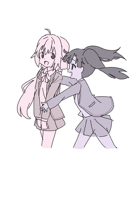 女子の横顔ってほぼ描いたことないので難しいい 