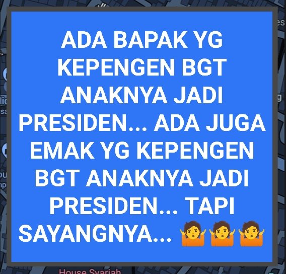 Sebaiknya jgn terlalu dipaksakan... 😁✍️