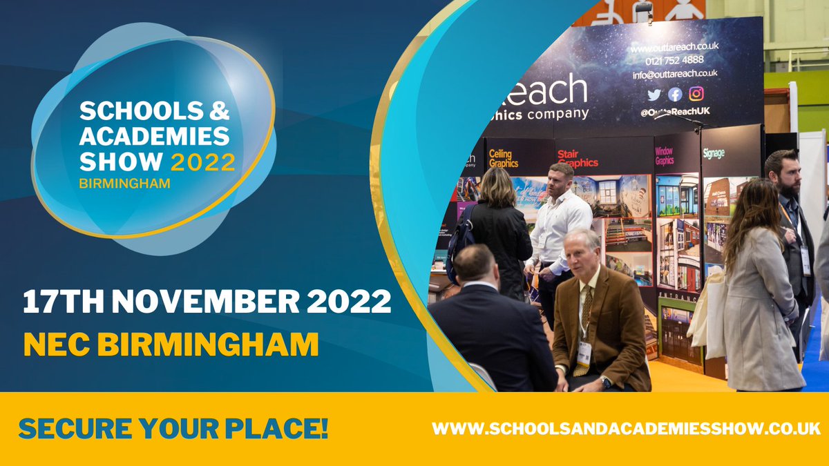 🎟️ Have you booked your free place at the #SAASHOW this November? Register today to secure your spot on the show floor to join #school leaders, decision makers &amp; innovative #education suppliers for a content-packed day of learning &amp; networking! hubs.la/Q01mRnNV0 #EduTwitter