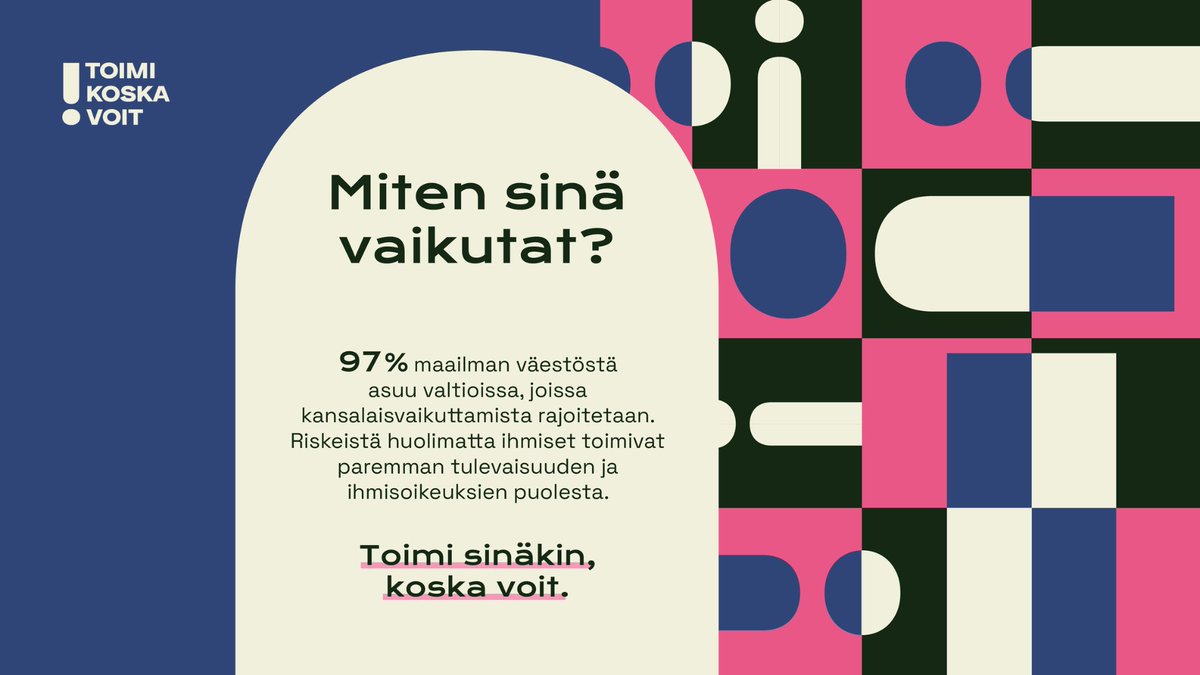 Nyt jo neljä vuotta (pääasiassa) vapaaehtoistyötä takana sen eteen, että terveydestä oisi tarjolla luotettavaa tietoa <a href="/vastalaakefi/">Vastalääke.fi</a>.

Lahjoitan esim @SOSLapsikyla.

Töissä seurannassa #ilmastonmuutos ja #tasaarvo <a href="/Maailmankuvaleh/">Maailman Kuvalehti</a> 

#ToimiKoskaVoit #minävaikutan