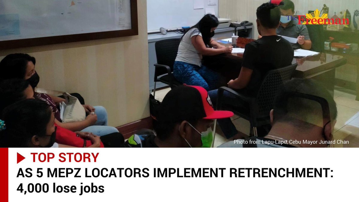 The Freeman on Twitter "TOP STORY Around 4,000 employees at Mactan