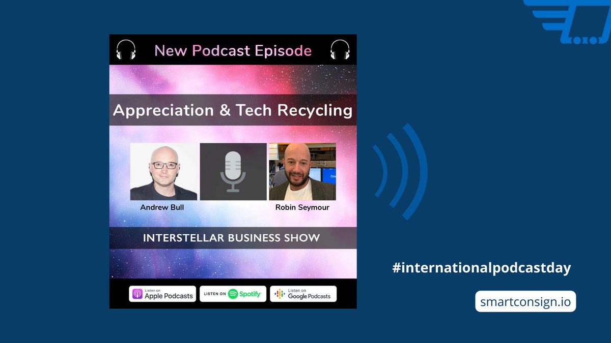 Happy #internationalpodcastday - listen to our CEO Robin sharing what makes him tick and more with Andrew Bull @interstellar. You can connect with Robin via Linkedin bit.ly/3e5jkf3 #linkedin #podcast