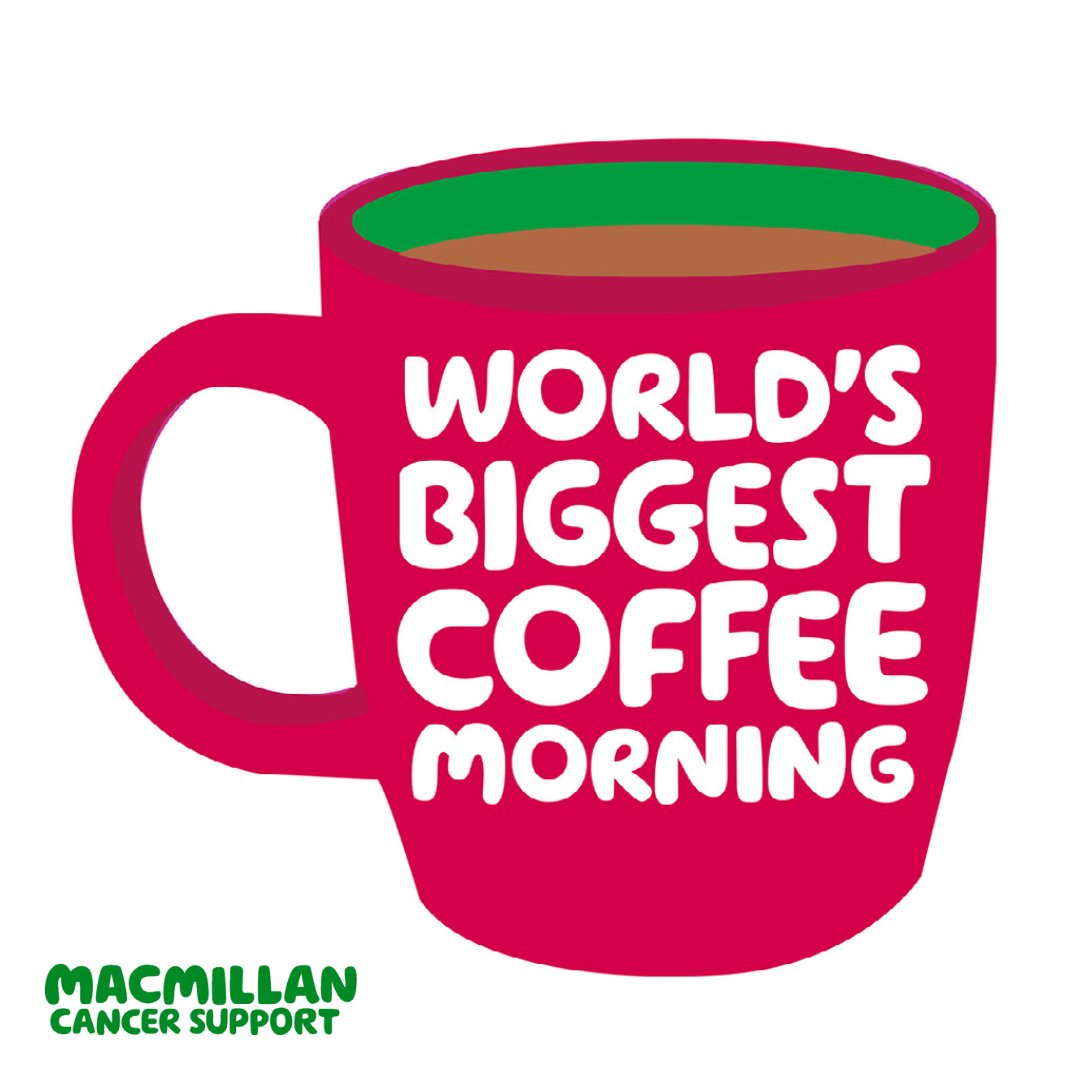 FillanRc's tweet photo. Remember the MacMillan Coffee Morning at St Dominic's today. All welcome! https://t.co/nfQxLmMdeP