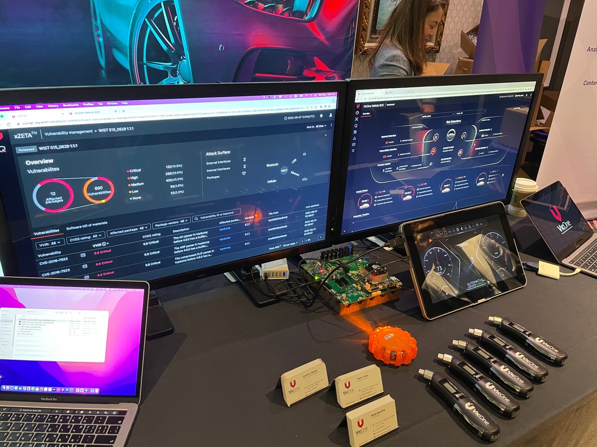 VicOneAuto's tweet photo. The #2022AutoISACCyberSummit is the first of many events #VicOne will be joining this year.
In case you missed us, visit our website to learn more about how we secure the automotive industry and the next events where you can meet our experts. https://t.co/P95Hn9MUiZ #VicOneAuto https://t.co/7vaqQkdqt4