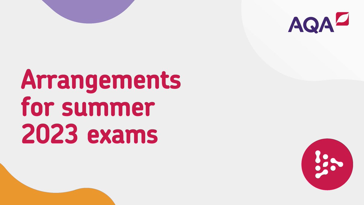 AQA on Twitter "Arrangements for GCSE, AS and Alevel exams for summer