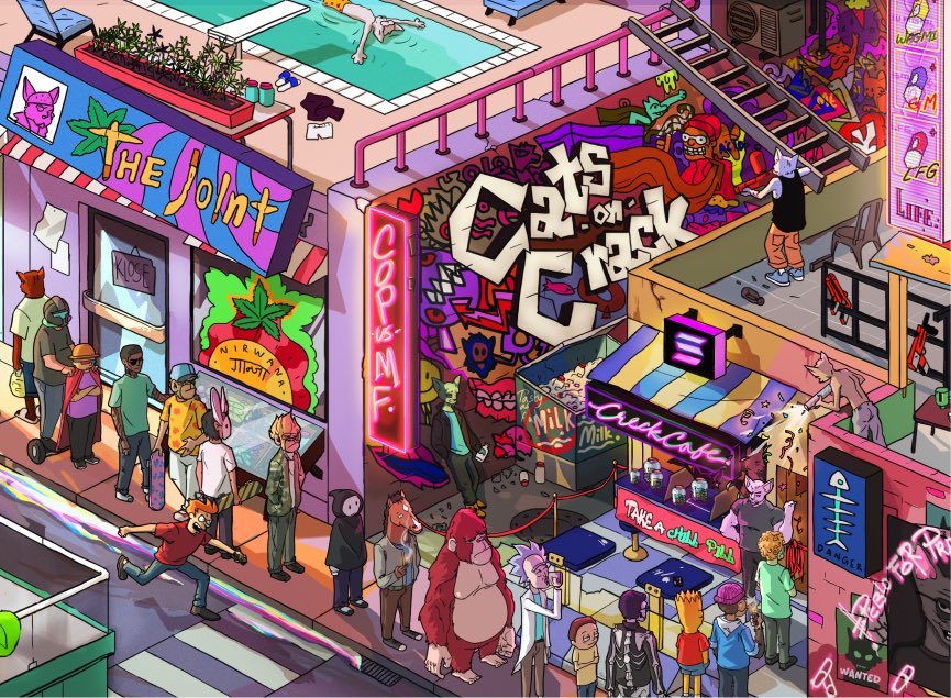 MagicDegenSOL's tweet image. Cets on Creck NFT giveaway 🎁

Current floor is 36.99 $SOL 👀

Follow with 🔔 Like &amp;amp; RT ~ 24 hrs ⏰