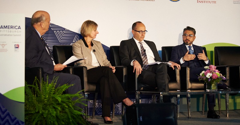 An expert panel from @MadeinSWPA @USembassyAbuDhabi and @Ducabofficial discussed how regional trade agreements can be structured to future proof supply chains and global economies. #GMIS #Manufacturing #Technology #4IR #SupplyChain #Pittsburgh #USA