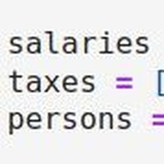 Prince_krampah's tweet image. Give a list of salaries and taxes, using Python code, just one line of Python code, create a list containing the net-incomes. Given that net income is salary - taxes.
#python #parallelIteration #codewithprince #zipfunction #python #coding #programming #… instagr.am/p/CjHy6eSIdMK/