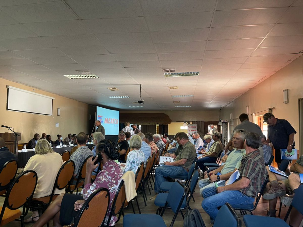 Meatco_Namibia's tweet image. Meatco's combined 34th Annual General Meeting is underway in Otjiwarongo at C’est Si Bon Hotel, Swembad Weg Road.
#Meatco4Nam #MembersMeeting #AGM2022 #NamBeefIndustry