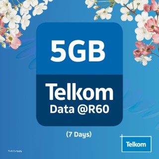 TelkomZA's tweet photo. @british2012 Beautiful shirt @british2012 🙌🏾. We've got a little something for you. It’s time to #SpringIntoMonate🎉. Get 5GB Data for R60😱. Dial *123# and get that Cha-Ching. Stand a chance to win an EXTRA 500MB 💃.
T’s and C’s apply.
^TSH https://t.co/bNxSvWL5v0